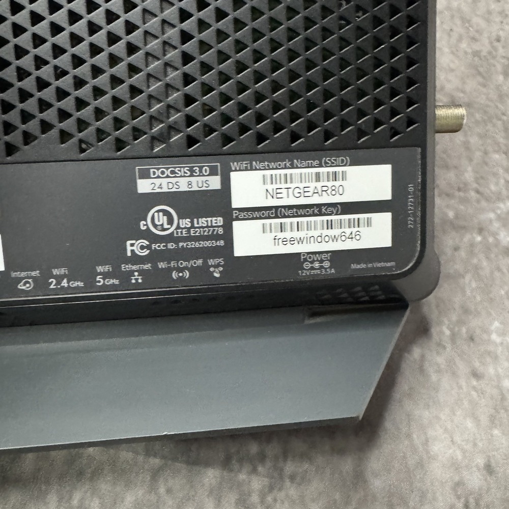 WiFi Cable Modem Router Netgear Nighthawk AC1900 C7000v2 - Picture 10 of 14